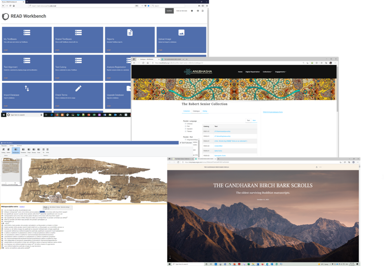 READ Workbench (Part 1): An Introduction to a Text and Image Annotation Ecosystem