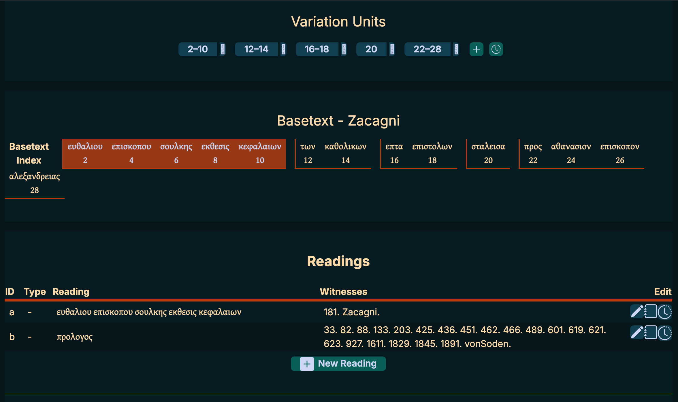 Analyzing Collation Files: Apatosaurus