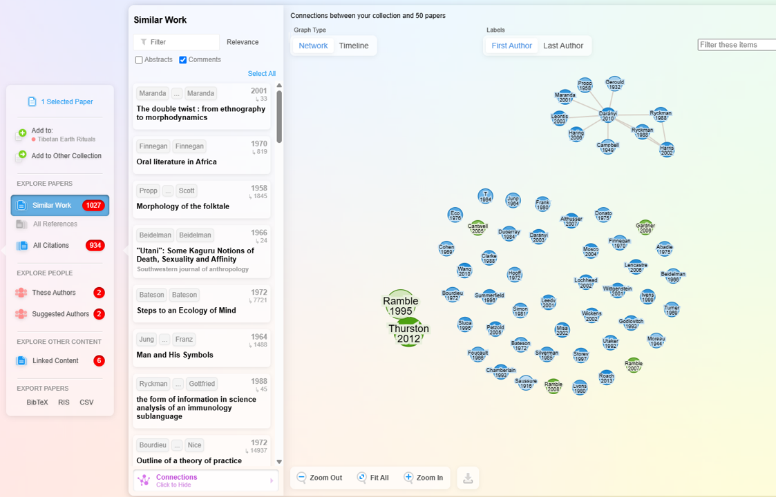 Tools for Literature Mapping