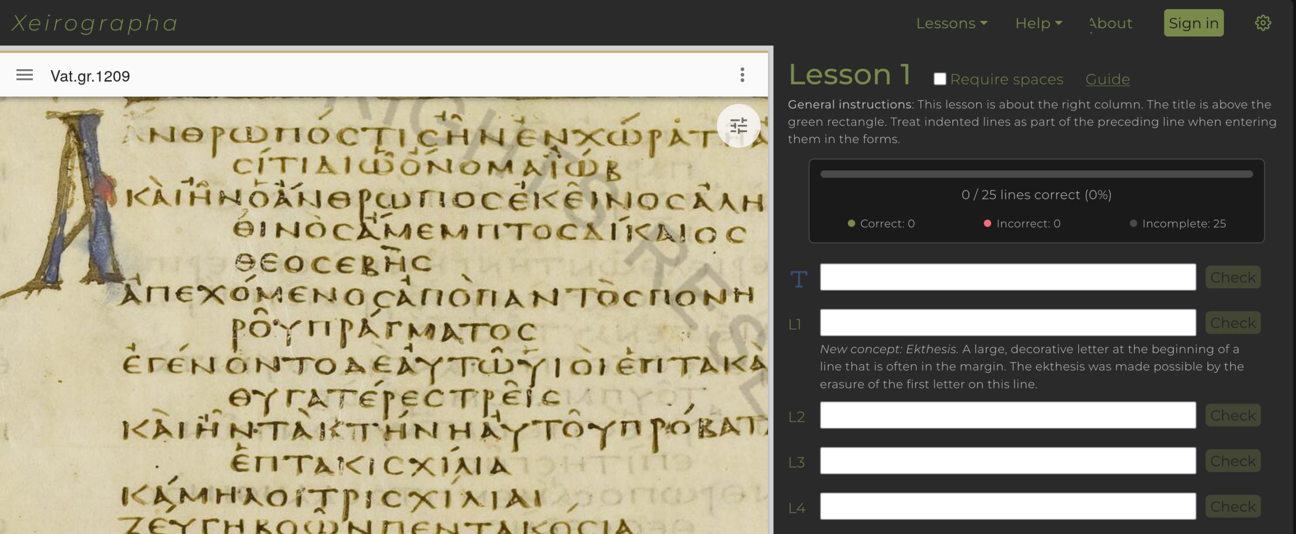 Xeirographa: Learn to Read Greek New Testament Manuscripts
