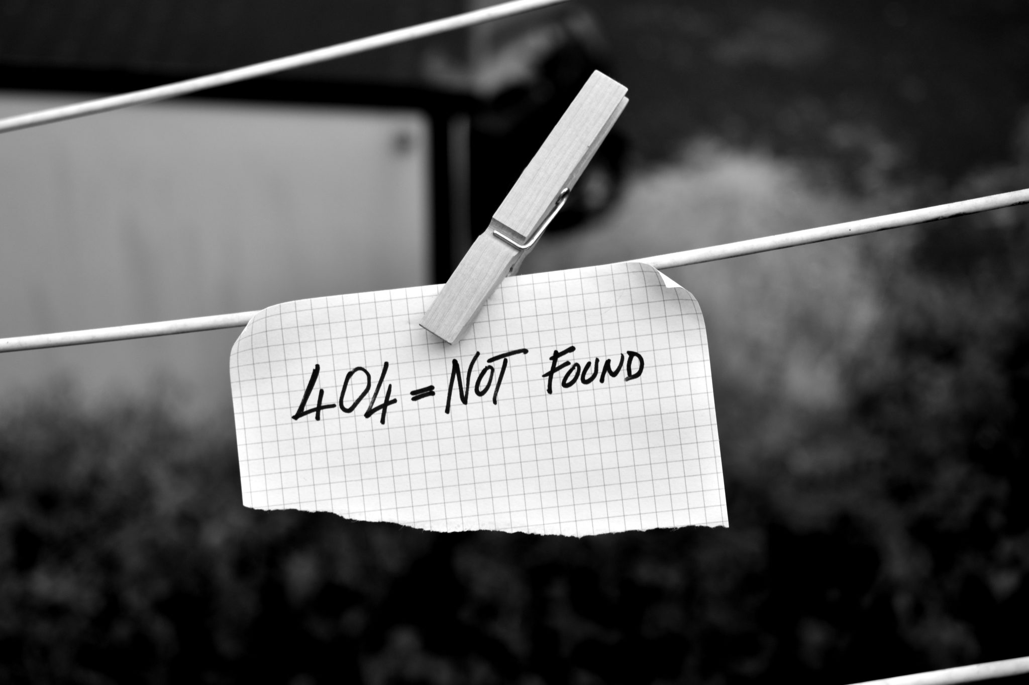 ERROR 404: Failure Not Found